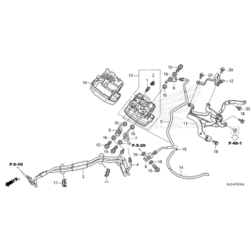 FRONT VALVE UNIT         (CBR600RA)