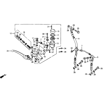 FRONT BRAKE MASTER CYLINDER