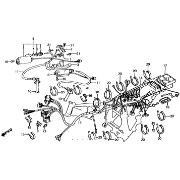 WIRE HARNESS + IGNITION COIL