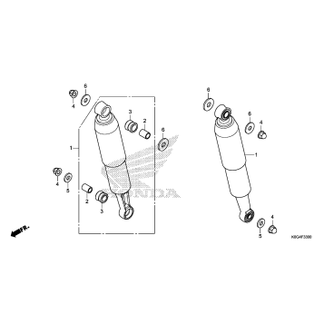 REAR SHOCK ABSORBER