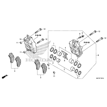 FRONT BRAKE CALIPER (2)