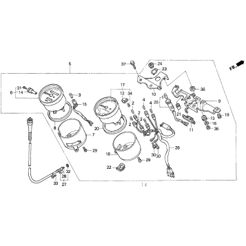SPEEDOMETER + TACHOMETER