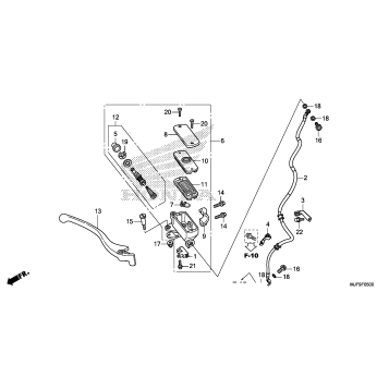 FRONT BRAKE MASTER       CYLINDER (1)