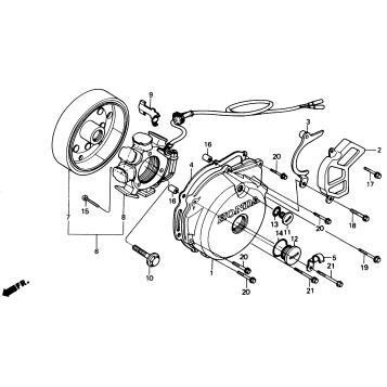 LEFT CRANKCASE COVER