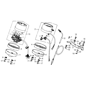 SPEEDOMETER + PILOT BOX