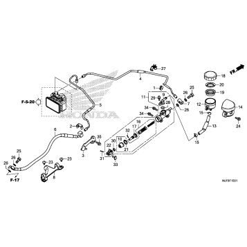 REAR BRAKE MASTER        CYLINDER (2)