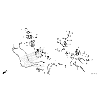 HANDLE LEVER@SWITCH@CABLE (2)