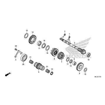 TRANSMISSION (MAINSHAFT)
