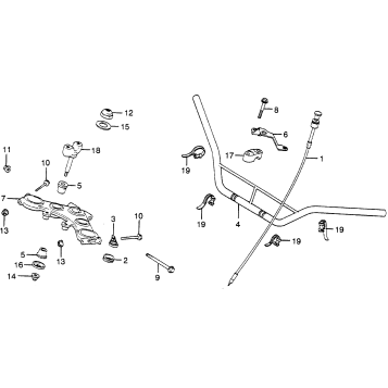 HANDLEBAR + TOP BRIDGE