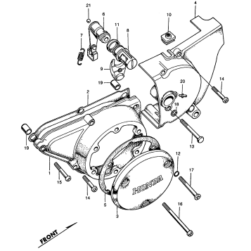 LEFT CRANKCASE COVER