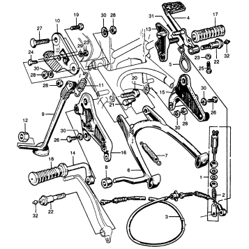MAIN STAND + STEP BAR