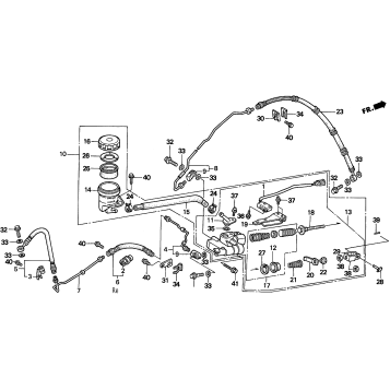 REAR BRAKE MASTER CYLINDER