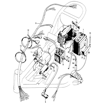 WIRE HARNESS + BATTERY