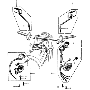 DIMMER SWITCH + STARTER SWITCH