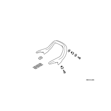 REAR SPOILER ACCENT      (CHROME)