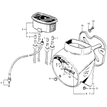 CA175 HEADLIGHT CASE