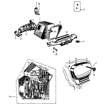 AIR CLEANER + TOOL SET