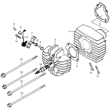 CYLINDER + CYLINDER HEAD
