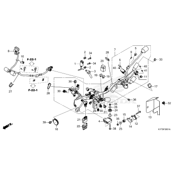 WIRE HARNESS (CRF300LRA)