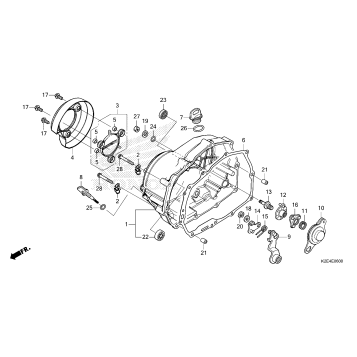 RIGHT CRANKCASE COVER