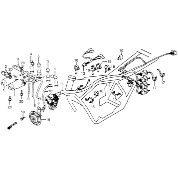 WIRE HARNESS + IGNITION + COIL