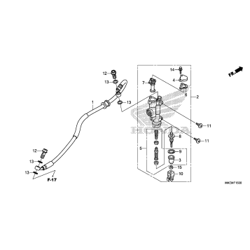 REAR BRAKE MASTER        CYLINDER