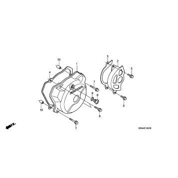 LEFT CRANKCASE COVER