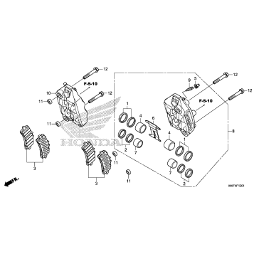 FRONT BRAKE CALIPER (2)