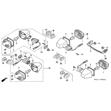 FRONT + REAR TURN SIGNAL