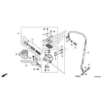 FRONT BRAKE MASTER       CYLINDER (1)