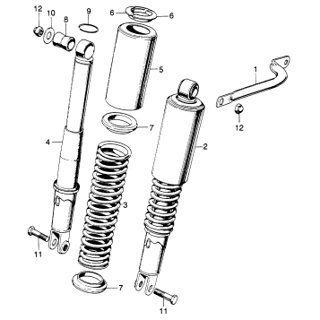 REAR SHOCK ABSORBER