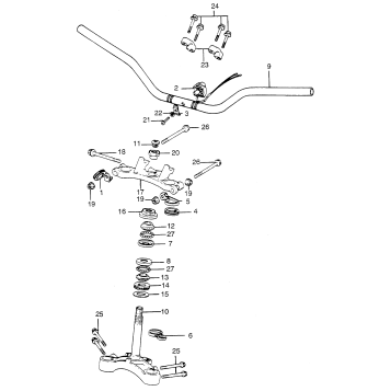 HANDLEBAR + STEERING STEM
