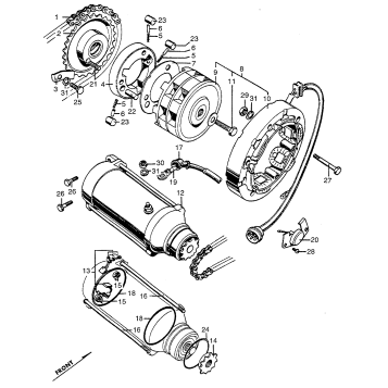 ALTERNATOR + STARTER MOTOR