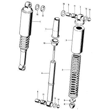 REAR SHOCK ABSORBER S-S1
