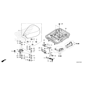 SEAT@LUGGAGE CARRIER