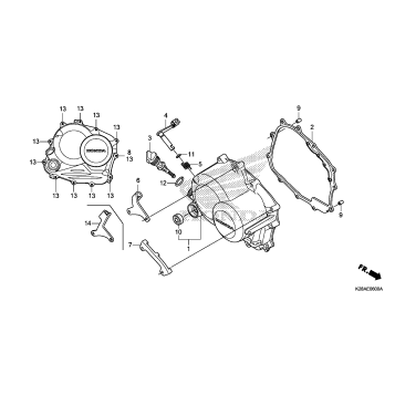RIGHT CRANKCASE COVER