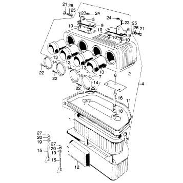 AIR CLEANER CASE + ELEMENT