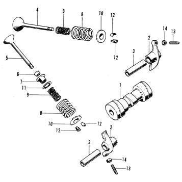 CAMSHAFT + VALVE