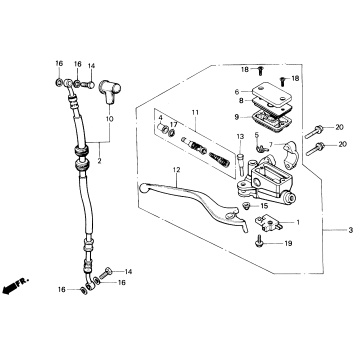 FRONT BRAKE MASTER CYLINDER