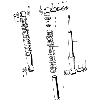 SL70 REAR SHOCK ABSORBER