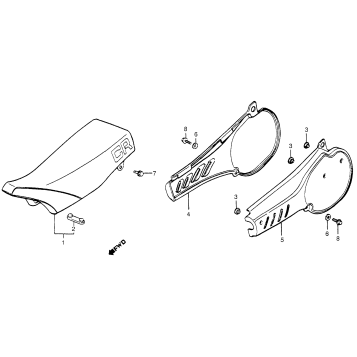 SEAT + SIDE COVER 83