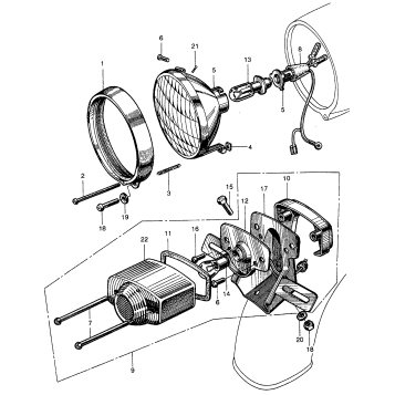 HEADLIGHT + TAILLIGHT