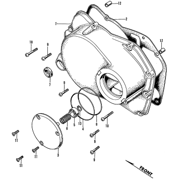 RIGHT CRANKCASE COVER