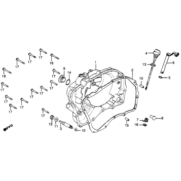 RIGHT CRANKCASE COVER