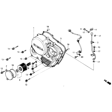 RIGHT CRANKCASE COVER