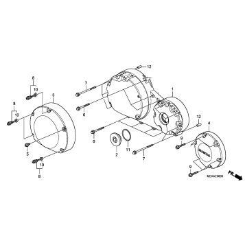 RIGHT CRANKCASE COVER