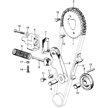 CAM CHAIN + TENSIONER