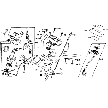 HANDLEBAR + TOP BRIDGE
