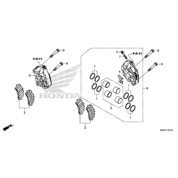 FRONT BRAKE CALIPER (2)