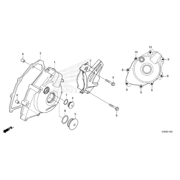 LEFT CRANKCASE COVER
